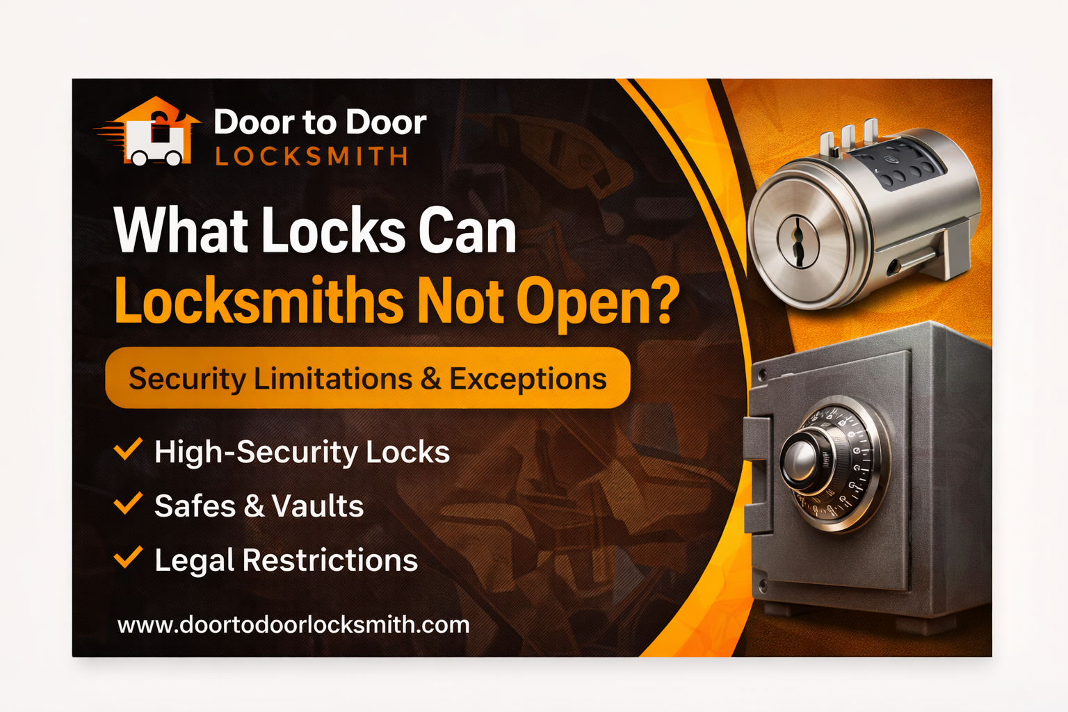 What Locks Can Locksmiths Not Open?